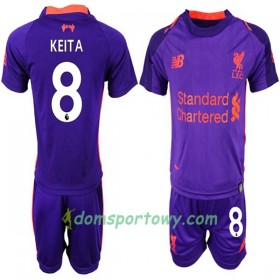 Koszulka Liverpool KEITA 8 Dziecięcy Wyjazdowe Koszulki Piłkarskie 2018-2019 Krótki Rękaw